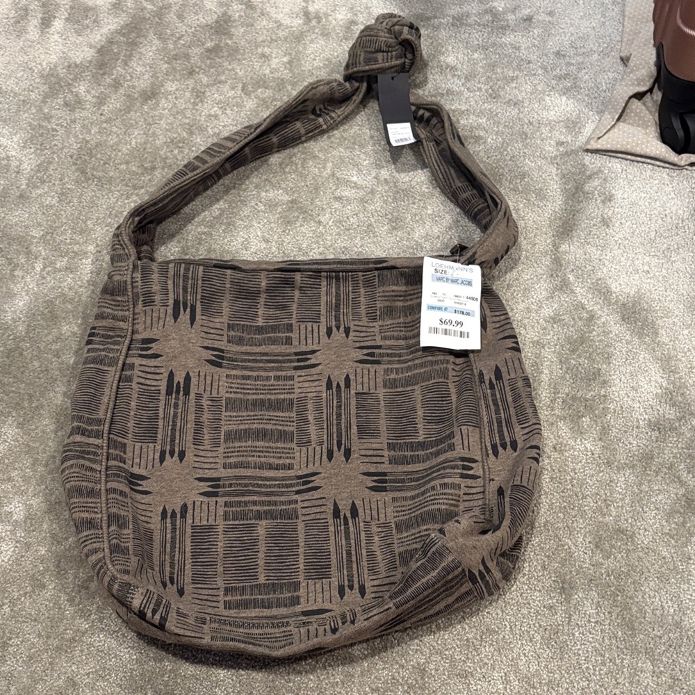 Marc By Marc Jacobs Tan and Black Patterned Bag